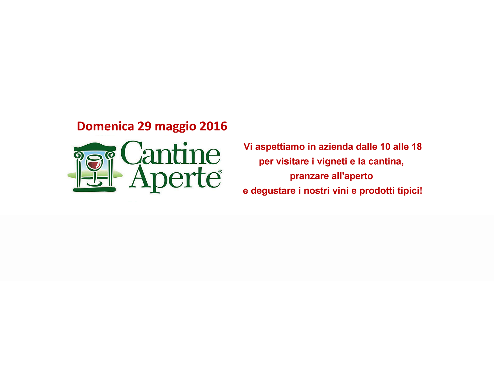 Cantine Aperte 2016