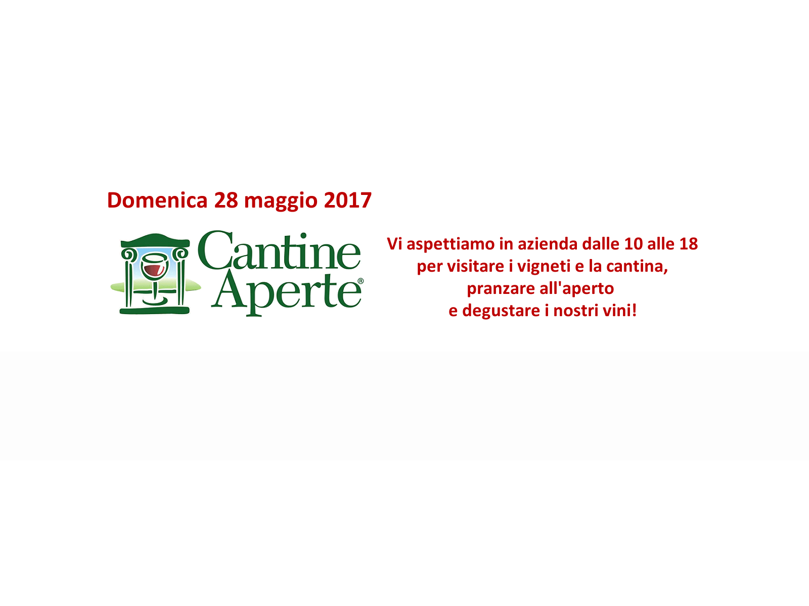 Cantine Aperte 2017