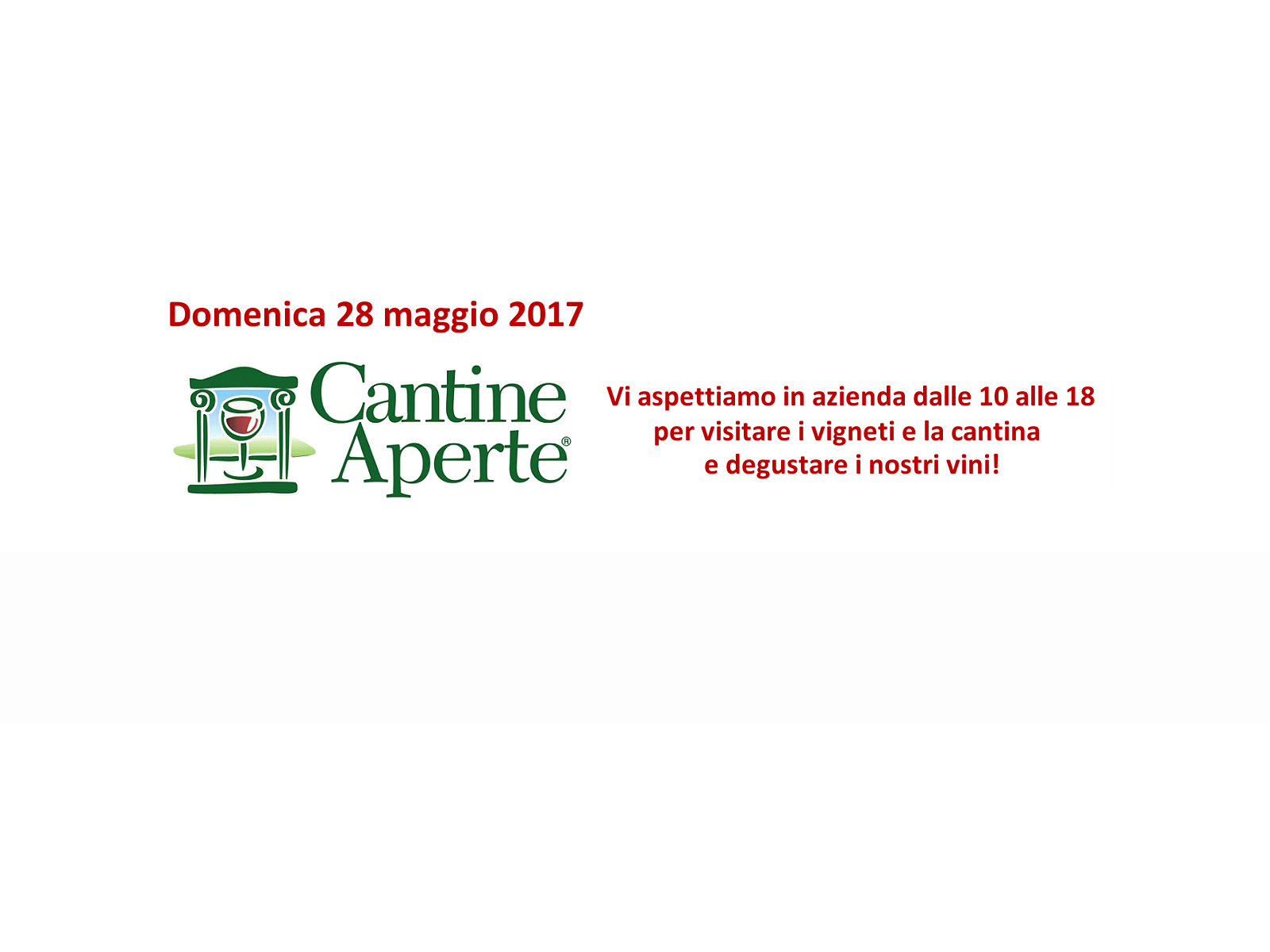 Cantine Aperte 2017