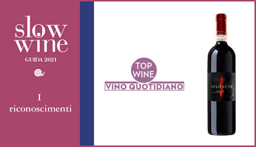 Slow Wine 2021 - Top Wine - Vino Quotidiano - Pinot Nero Solonero 2019